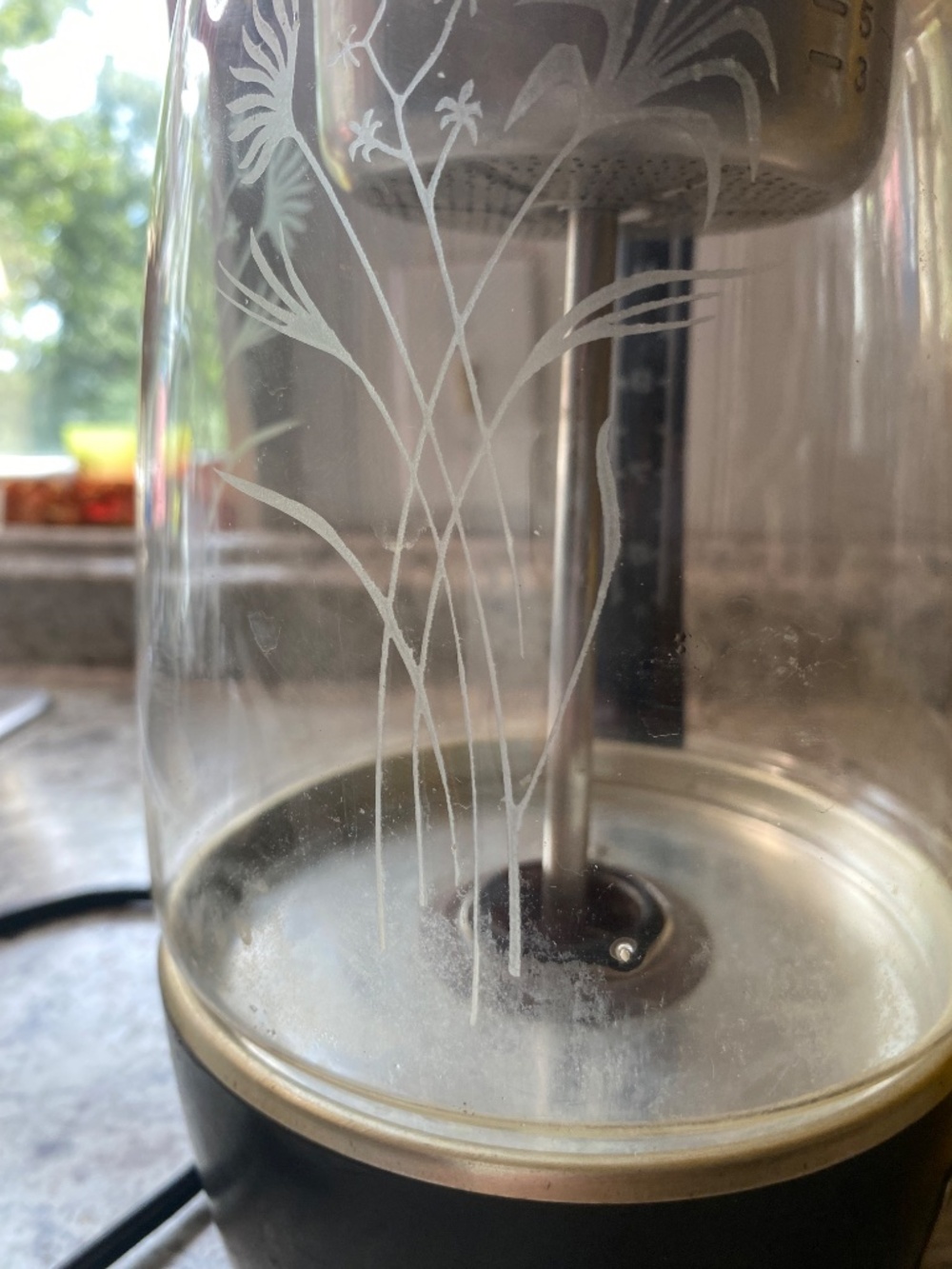 MCM vintage Glass Coffee Percolator - Picture 4 of 8